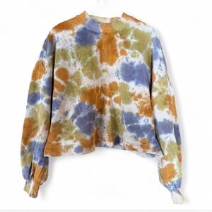 Back Beat Co. Tie-Dye Sweatshirt - Blue, Orange, Green
